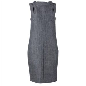 Chanel grey shift dress